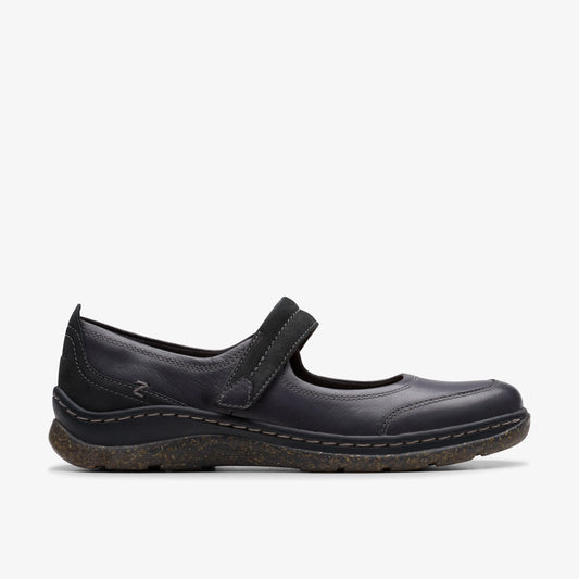 Zapatos Casual De La Marca Clarks  Para Mujer Modelo Orlene Jane Black Leather En Color Negro