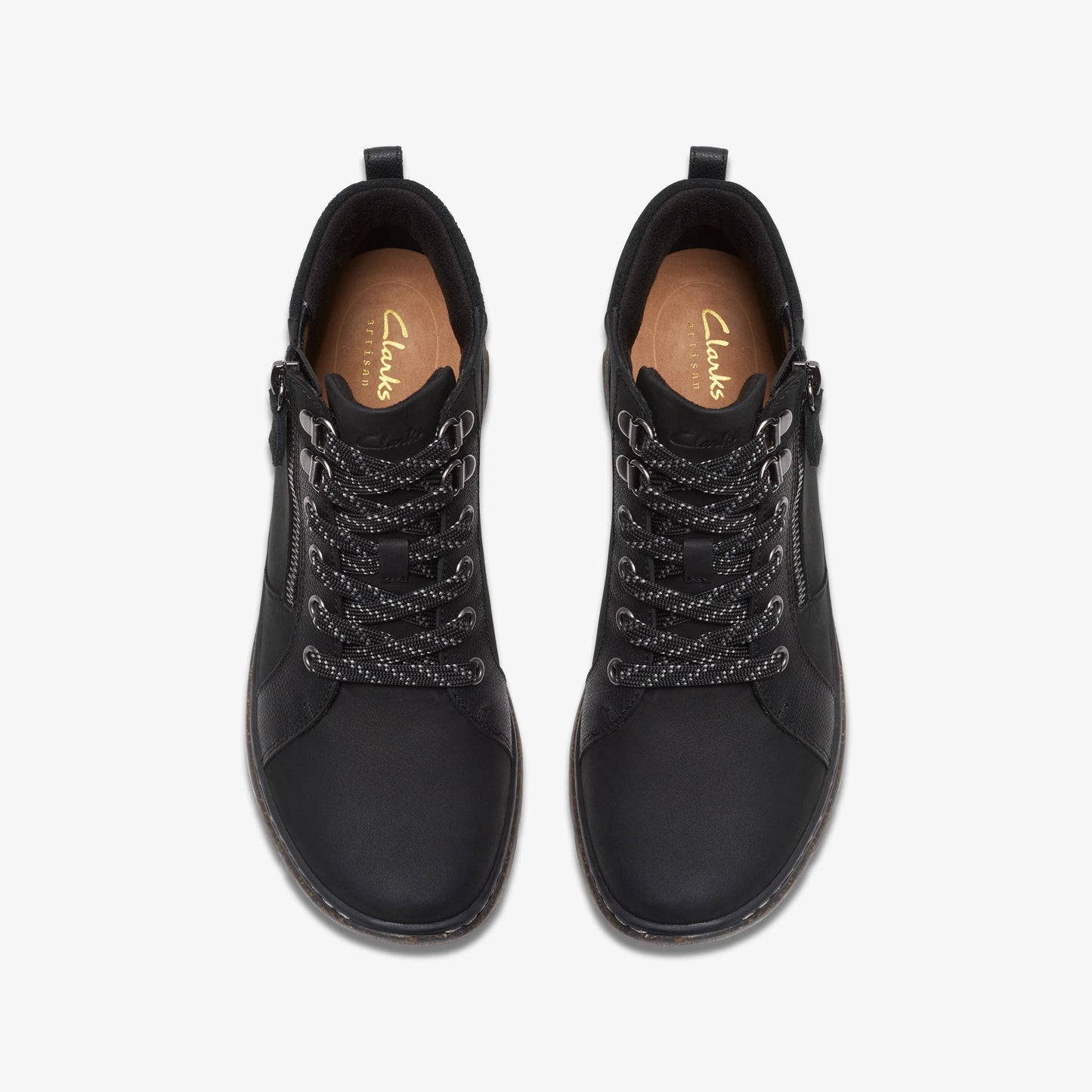 Botas De La Marca Clarks Para Mujer Modelo Orlene Top Wp Black Nubuck En Color Negro