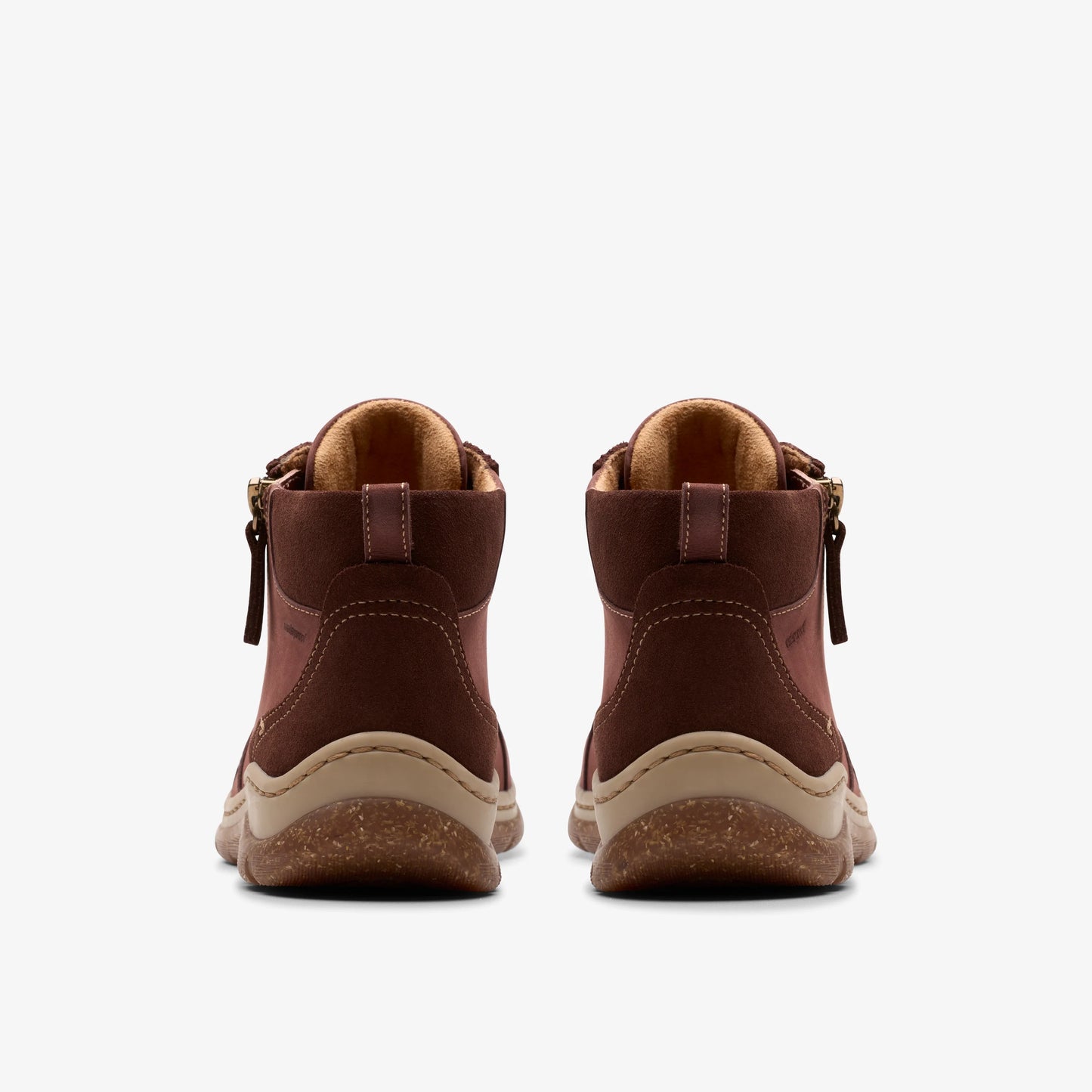 Botas De La Marca Clarks Para Mujer Modelo Orlene Top Wp British Tan Nbk En Color Marrón