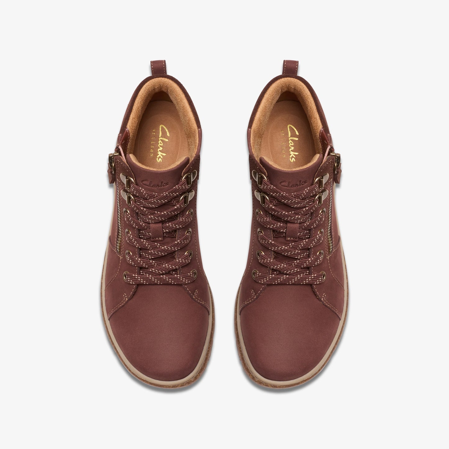 Botas De La Marca Clarks Para Mujer Modelo Orlene Top Wp British Tan Nbk En Color Marrón