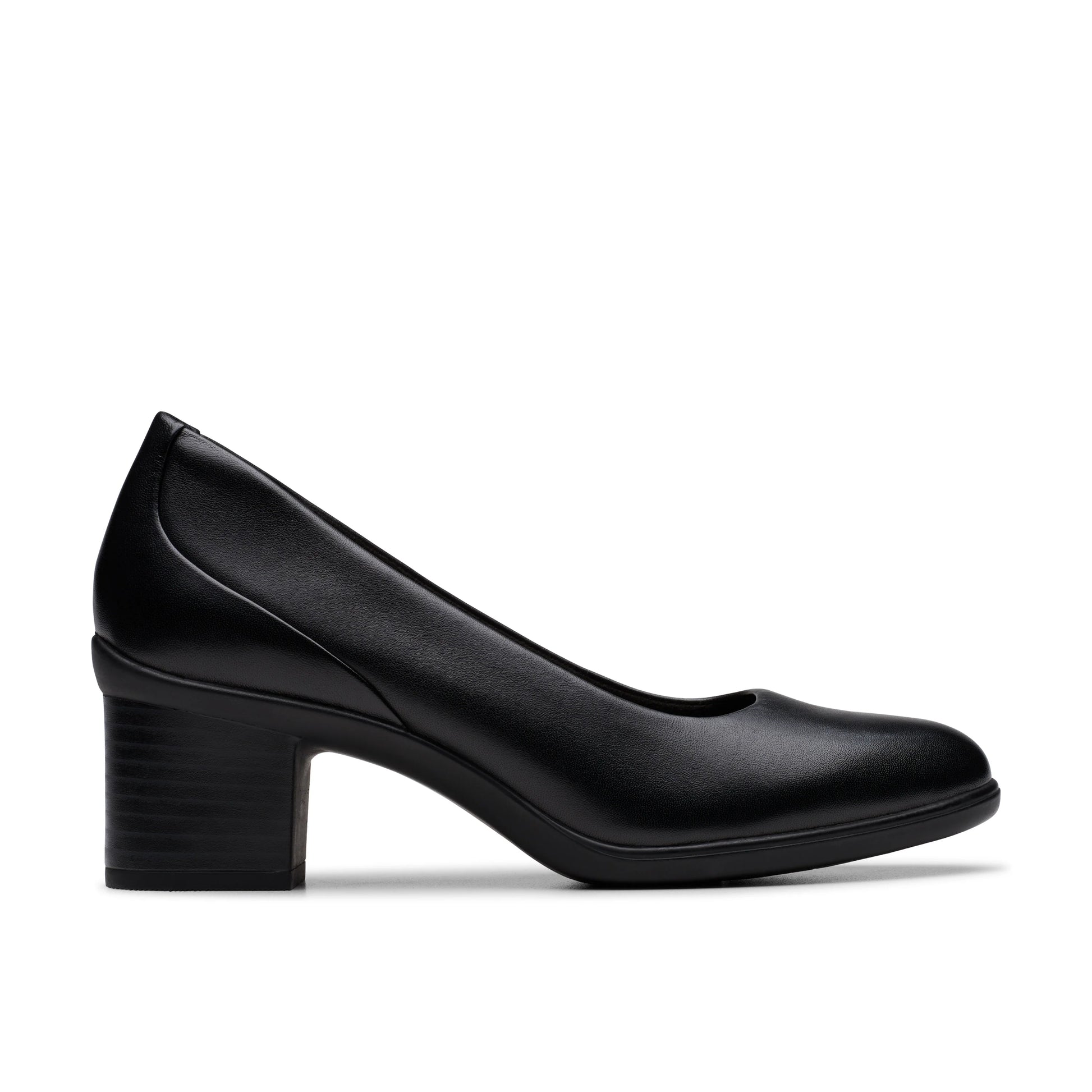 Zapatos De Vestir De La Marca Clarks  Para Mujer Modelo Shaya Poppy Black Leather En Color Negro