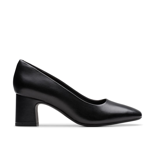 Zapatos De Vestir De La Marca Clarks  Para Mujer Modelo Fernie Court Black Leather En Color Negro