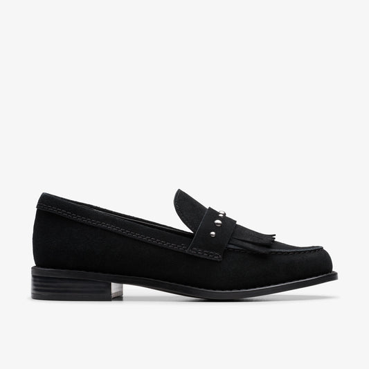 Zapatos Casual De La Marca Clarks  Para Mujer Modelo Hana Loafer Black Sde En Color Negro