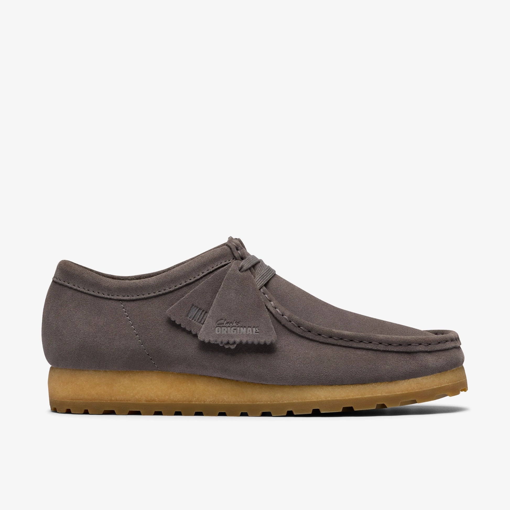 Zapatos Casual De La Marca Clarks  Para Hombre Modelo Wallabee Rb Grey Suede En Color Gris