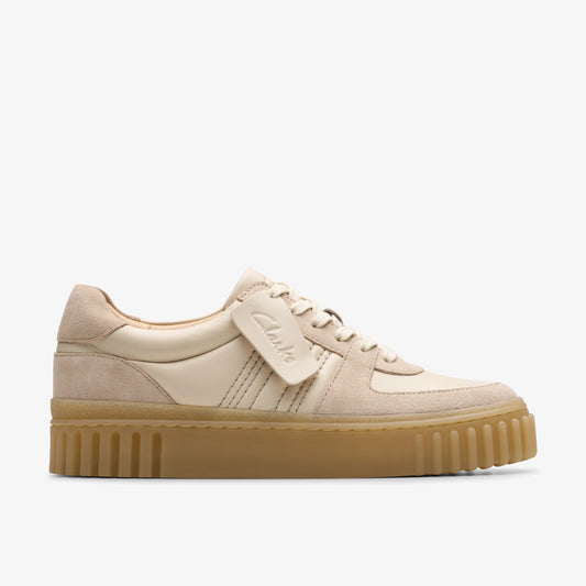 Zapatos Casual De La Marca Clarks  Para Mujer Modelo Mayhill Lace Sand Combi Lea En Color Beige
