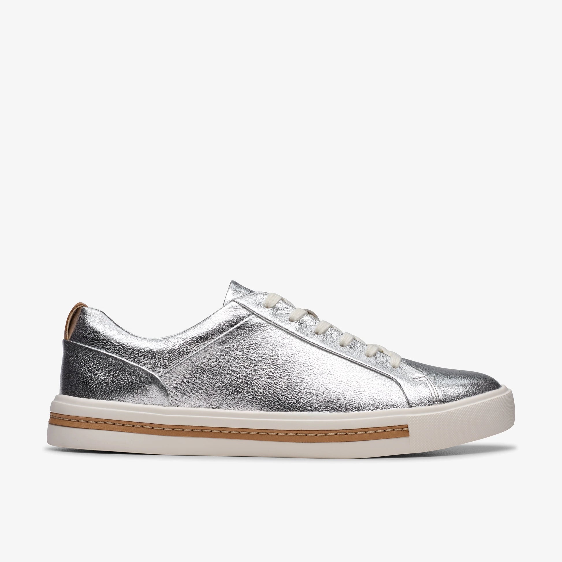 Sneakers De La Marca Clarks  Para Mujer Modelo Un Maui Lace Metallic En Color Metálico