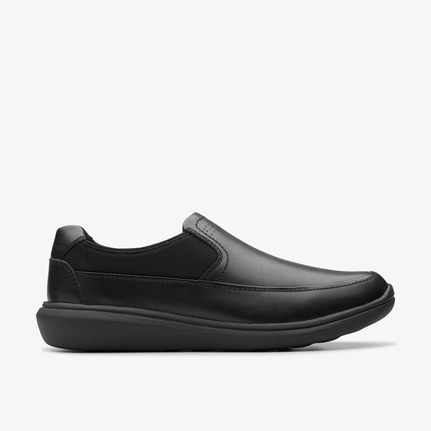 Sneakers De La Marca Clarks Para Hombre Modelo Watchet Step Black Leather En Color Negro