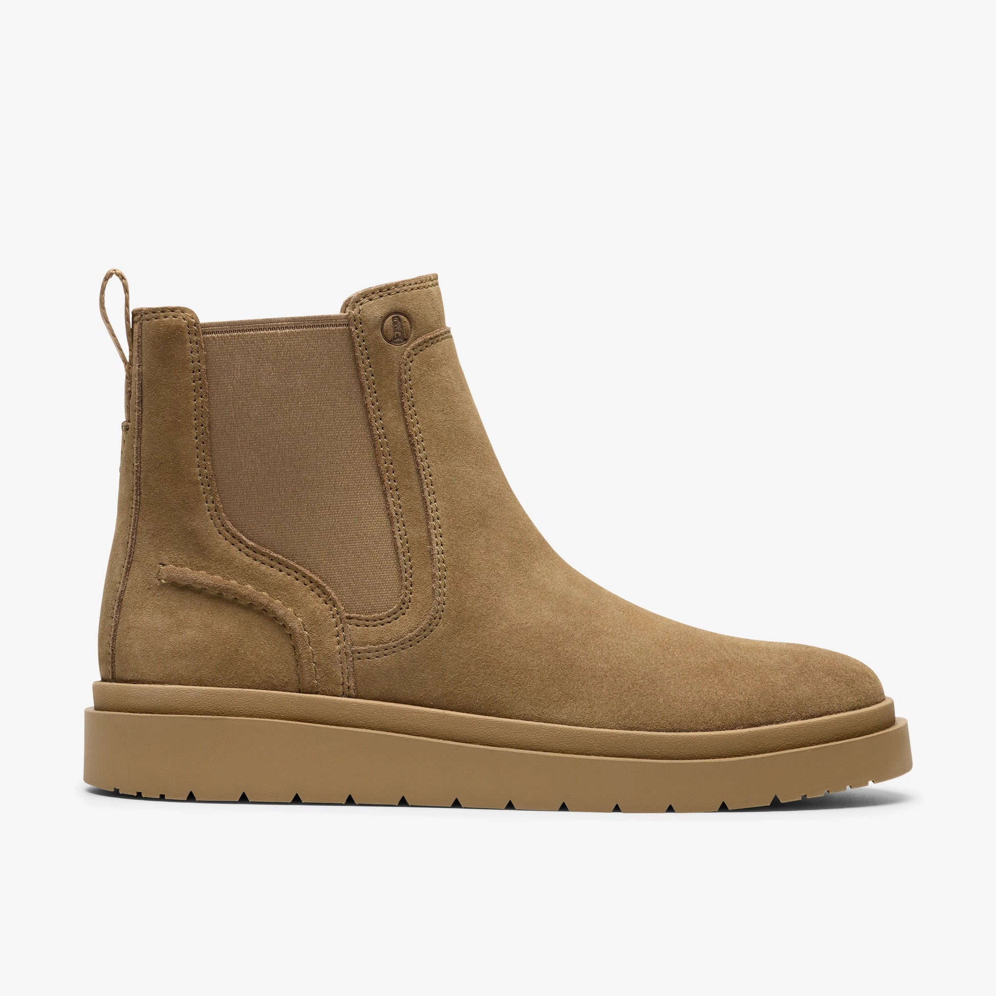 Botas De La Marca Clarks  Para Hombre Modelo Polden Easy Dark Sand Suede En Color Marrón