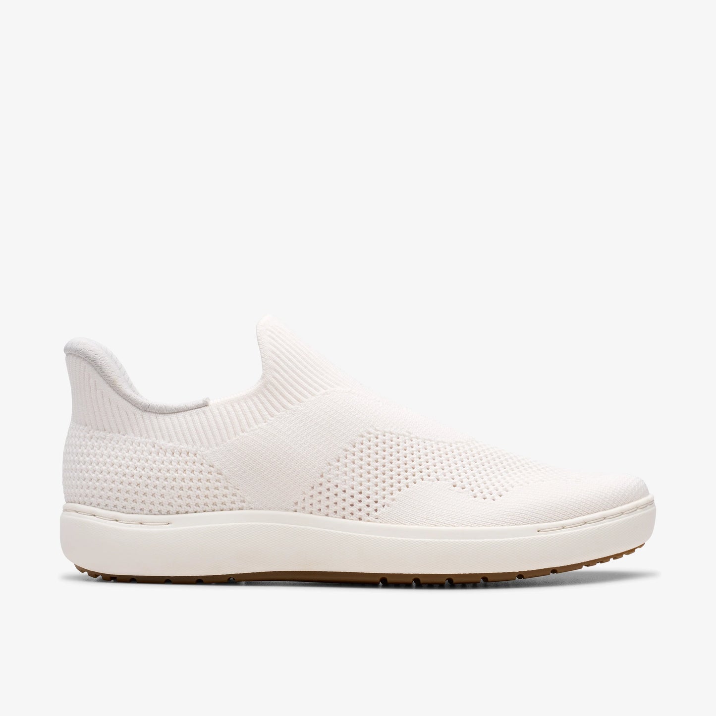 Zapatos Casual De La Marca Clarks  Para Mujer Modelo Nalle Step White Knit En Color Blanco