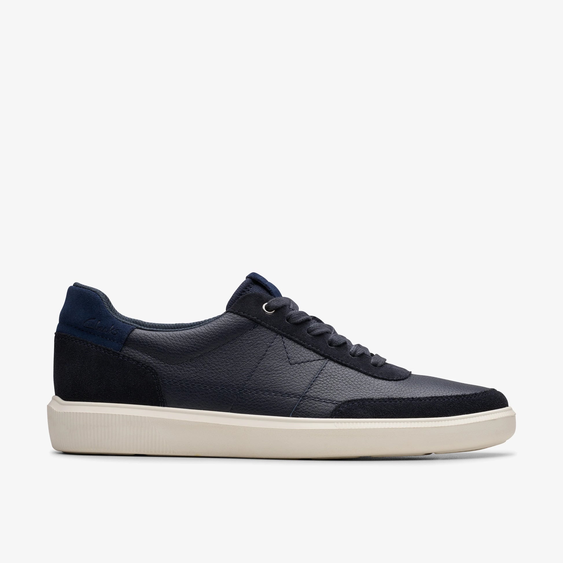 Zapatos Casual De La Marca Clarks  Para Hombre Modelo Brodin Lo Navy Leather En Color Azul