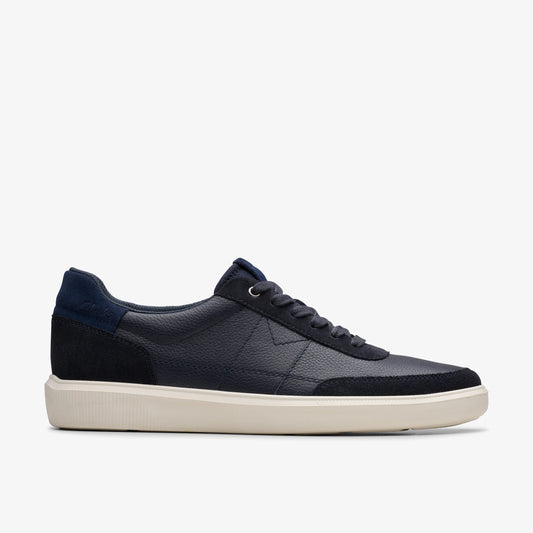 Zapatos Casual De La Marca Clarks  Para Hombre Modelo Brodin Lo Navy Leather En Color Azul