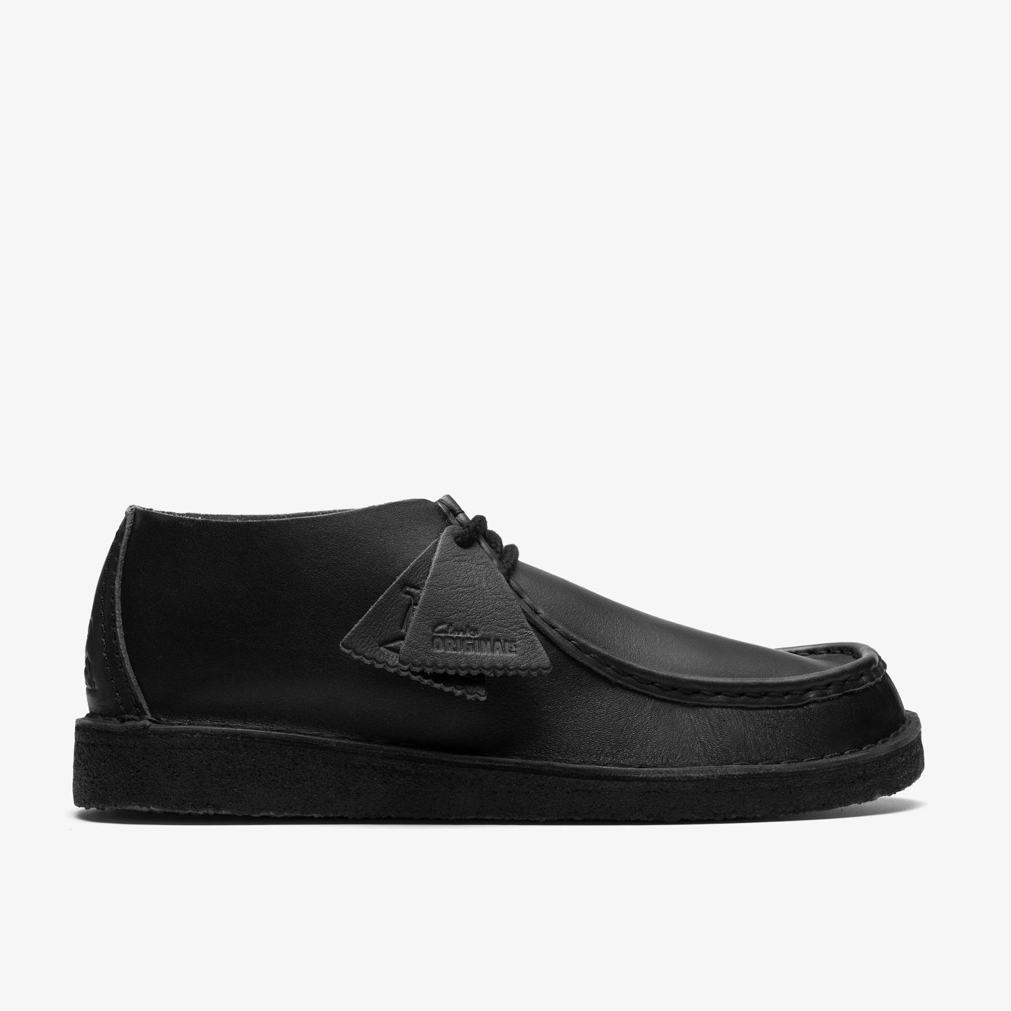 Zapatos Casual De La Marca Clarks Para Hombre Modelo Desert Nomad Blk/Black Lea En Color Negro