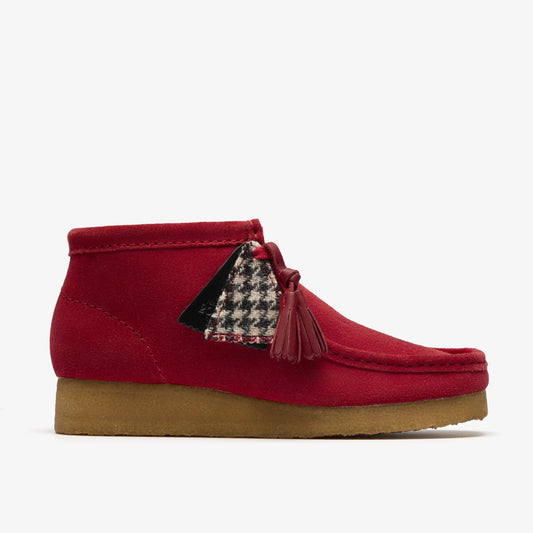 Botas De La Marca Clarks  Para Mujer Modelo Wallabee Boot. Red Suede En Color Rojo