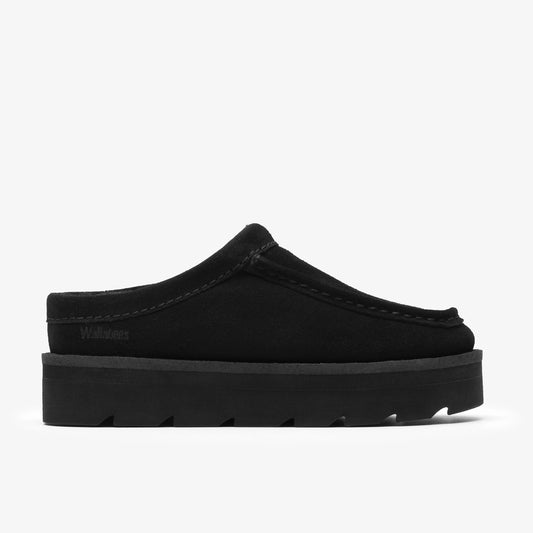 Sandalias De La Marca Clarks  Para Mujer Modelo Meare Mule. Black Sde Wlined En Color Negro