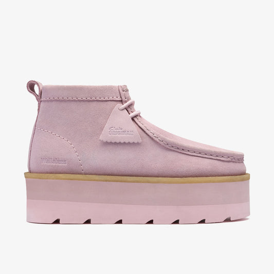 Botas De La Marca Clarks  Para Mujer Modelo Meare Wb Elvtd Light Pink Suede En Color Azul