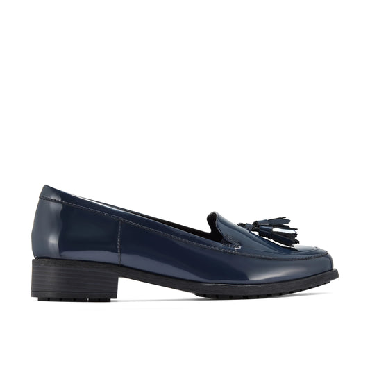 Zapatos De Vestir De La Marca Clarks  Para Mujer Modelo Havisham Edge Navy Patent En Color Azul