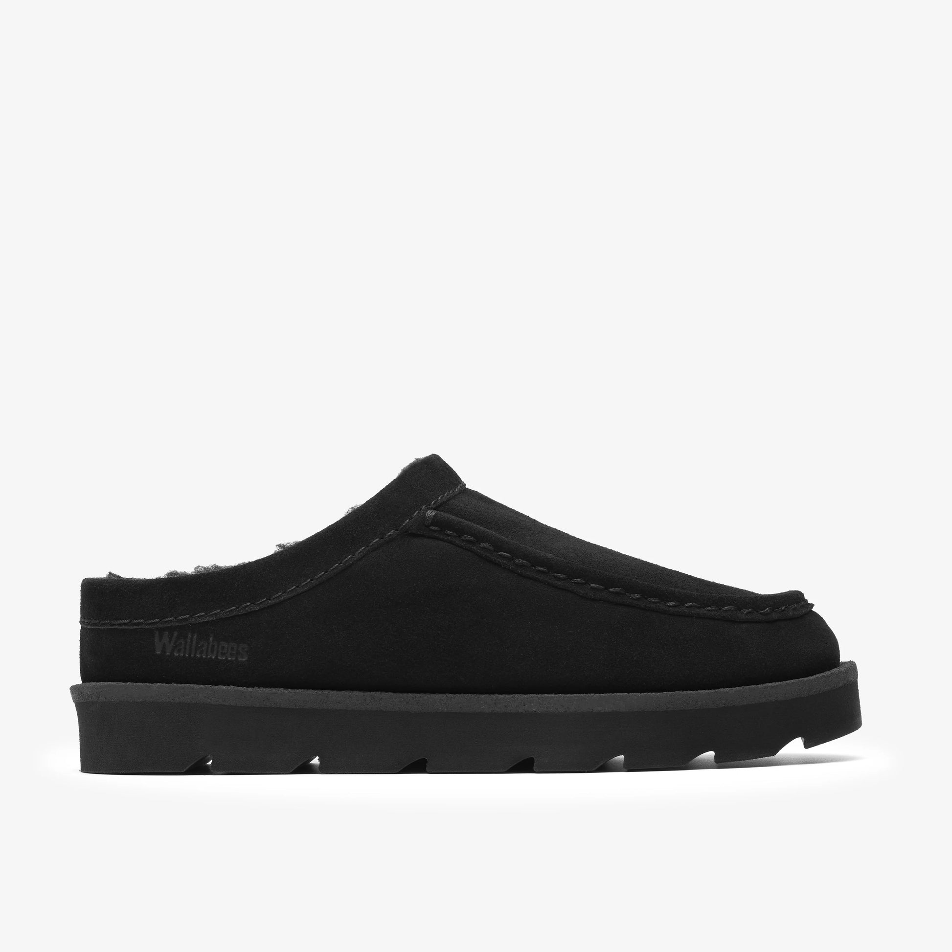 Zapatos Casual De La Marca Clarks  Para Hombre Modelo Meare Mule Black Wlined Sde En Color Negro
