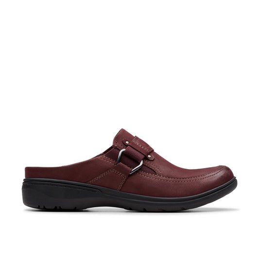 Zapatos Casual De La Marca Clarks  Para Mujer Modelo Carleigh Viola Merlot En Color Rojo