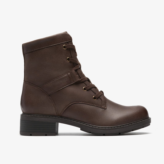 Botas De La Marca Clarks  Para Mujer Modelo Hearth Parker Brown Leather En Color Marrón