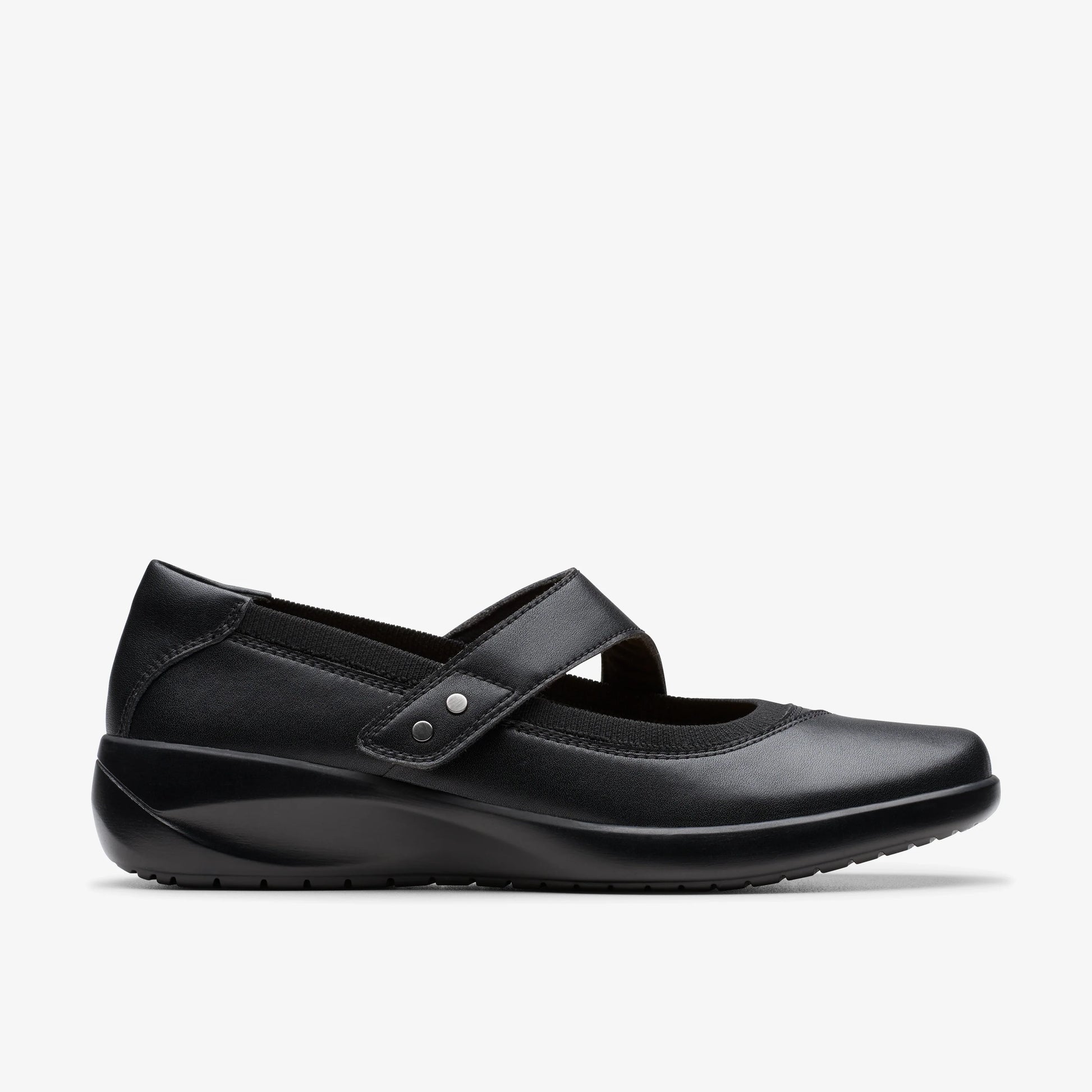 Zapatos Casual De La Marca Clarks  Para Mujer Modelo Kaetlyn Jane Black Leather En Color Negro