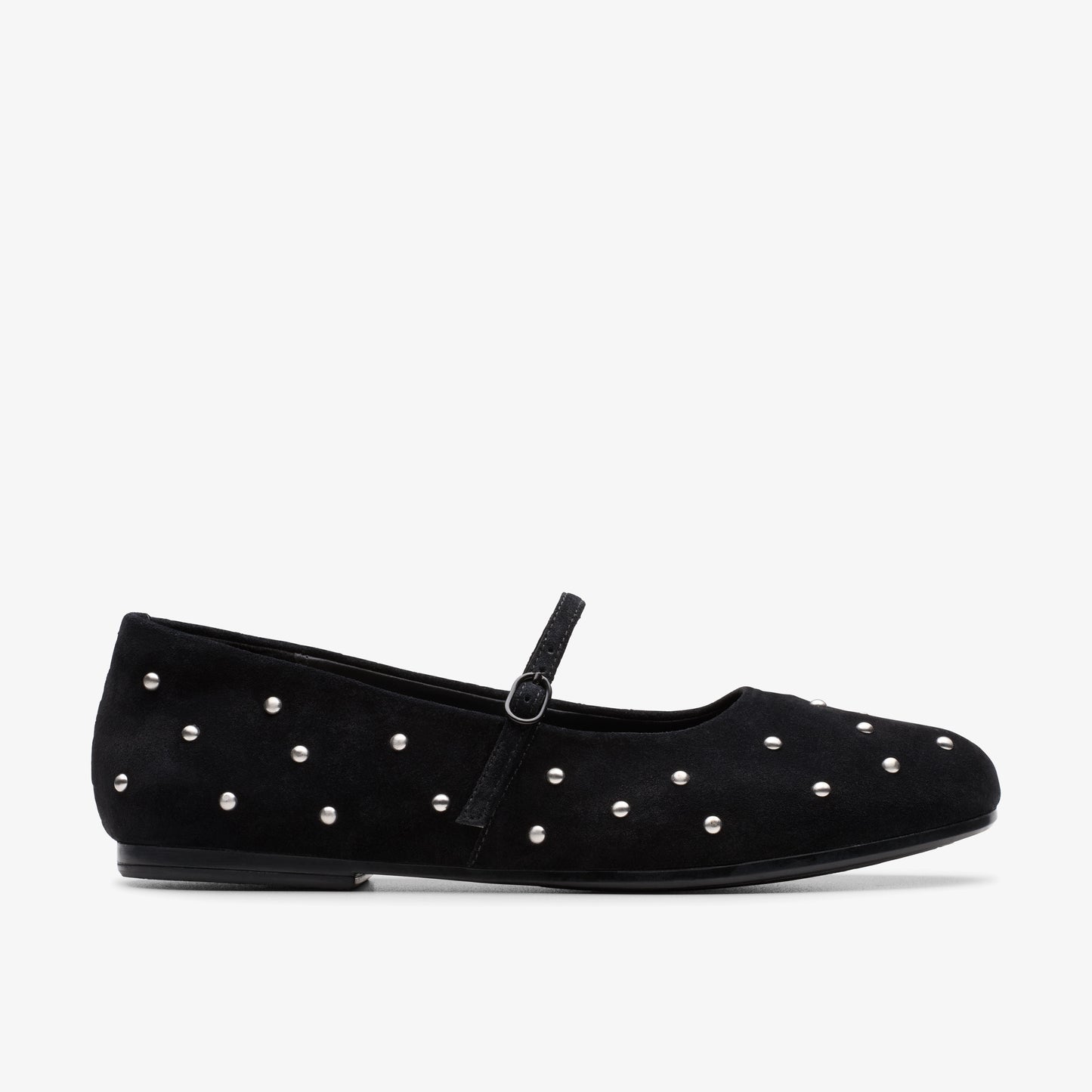 CLARKS | BAILARINAS | MUJER | LIVIA STUD BLACK SUEDE | NEGRO