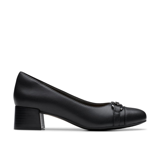 Zapatos De Vestir De La Marca Clarks  Para Mujer Modelo Iridessa Erin Black Leather En Color Negro