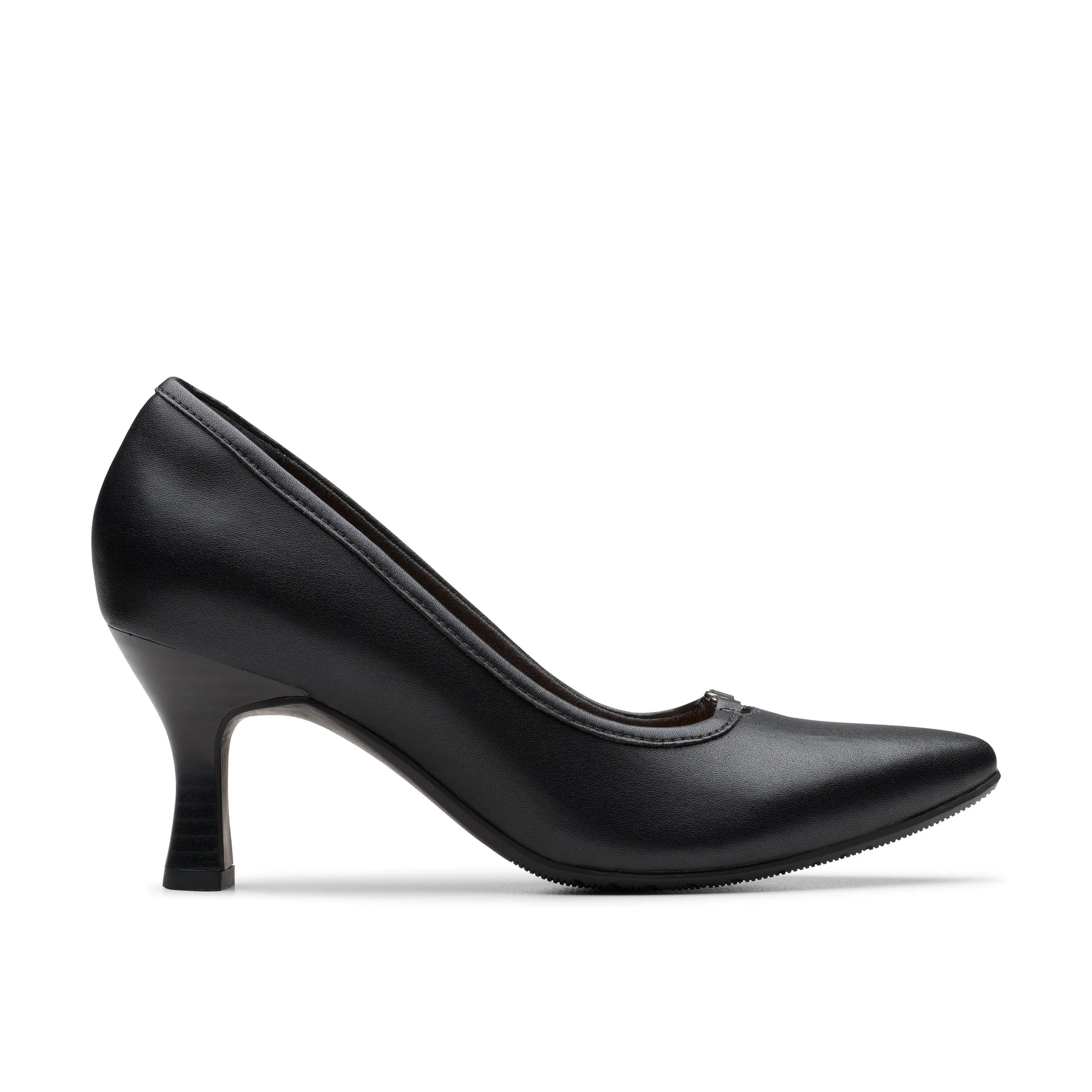 Zapatos De Vestir De La Marca Clarks  Para Mujer Modelo Kataleyna West Black Leather En Color Negro