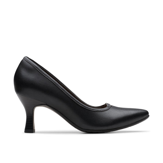 Zapatos De Vestir De La Marca Clarks  Para Mujer Modelo Kataleyna West Black Leather En Color Negro