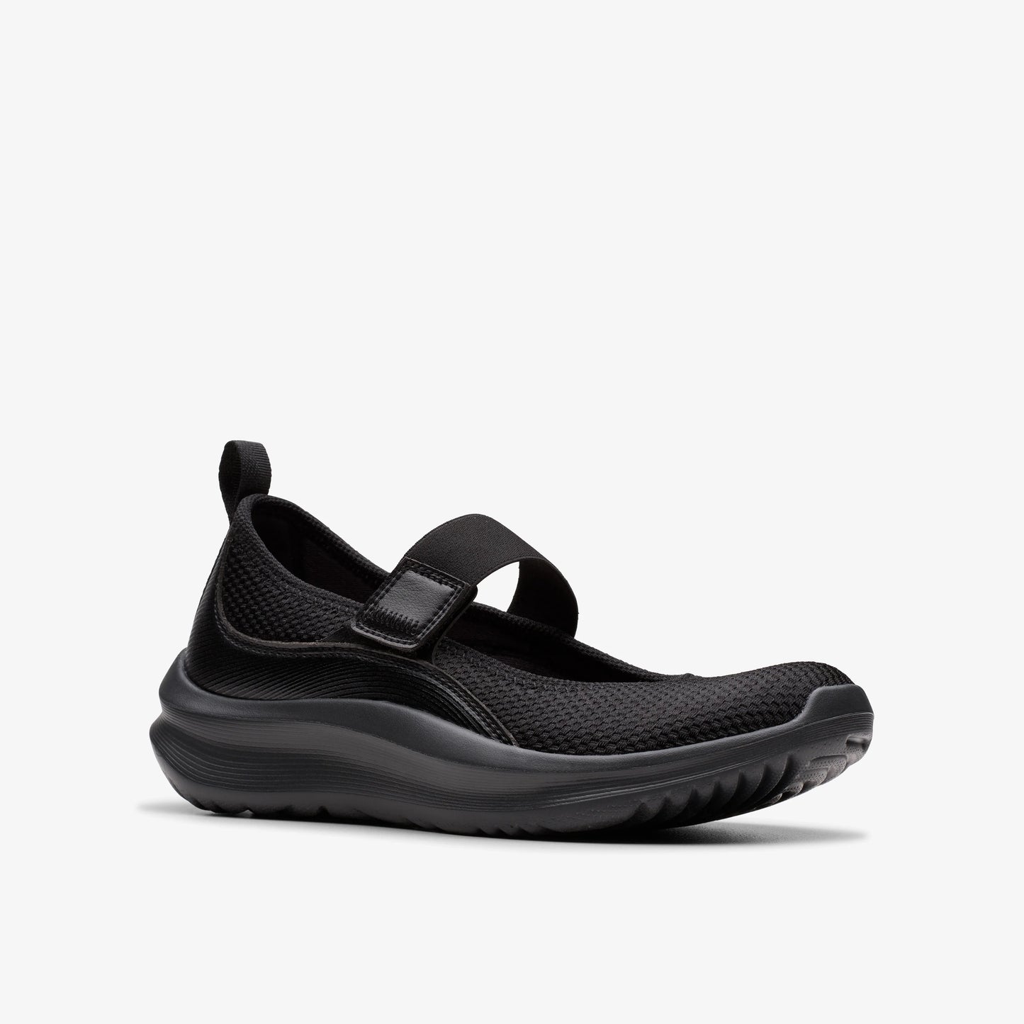Sneakers De La Marca Clarks Para Mujer Modelo Solevana Jane Black En Color Negro