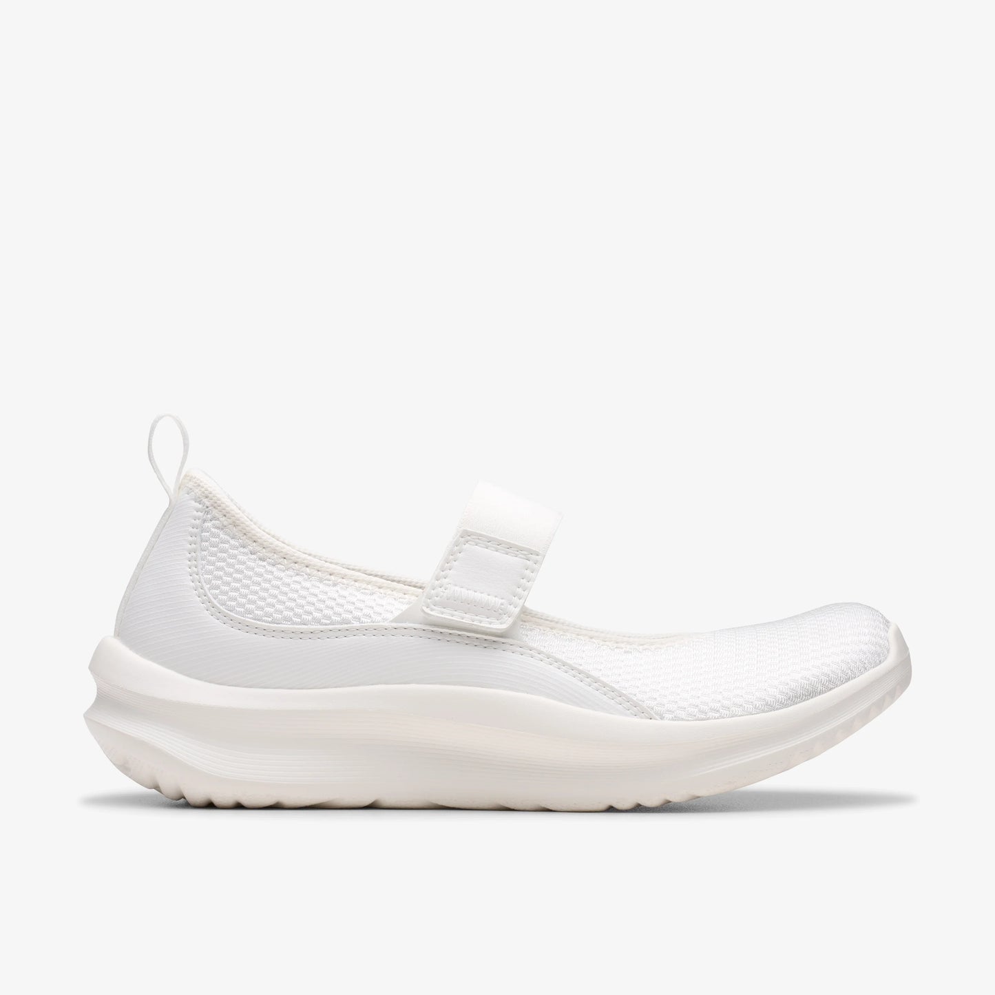 Sneakers De La Marca Clarks  Para Mujer Modelo Solevana Jane White En Color Blanco