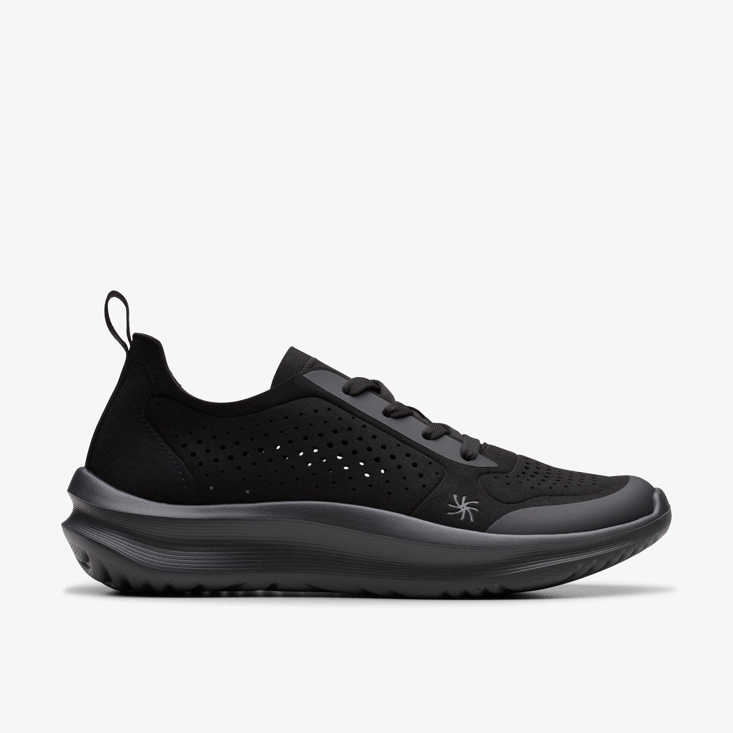 Sneakers De La Marca Clarks Para Mujer Modelo Solevana Tie Black En Color Negro