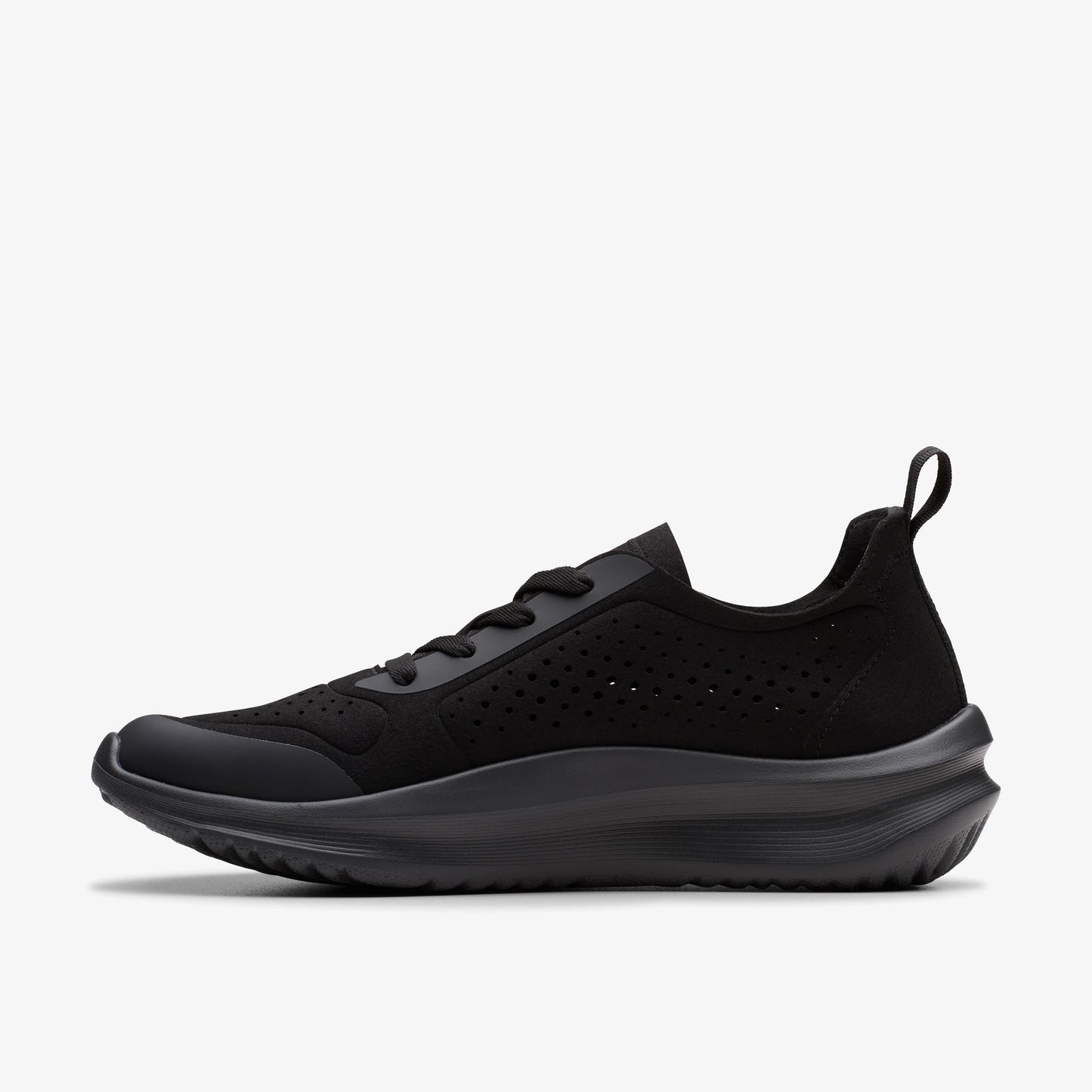 Sneakers De La Marca Clarks Para Mujer Modelo Solevana Tie Black En Color Negro