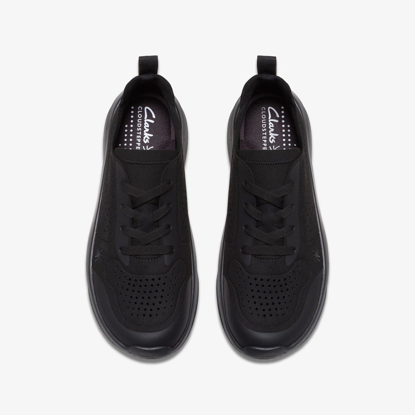 Sneakers De La Marca Clarks Para Mujer Modelo Solevana Tie Black En Color Negro