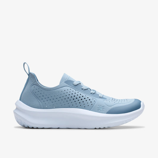 Sneakers De La Marca Clarks  Para Mujer Modelo Solevana Tie Light Blue En Color Azul
