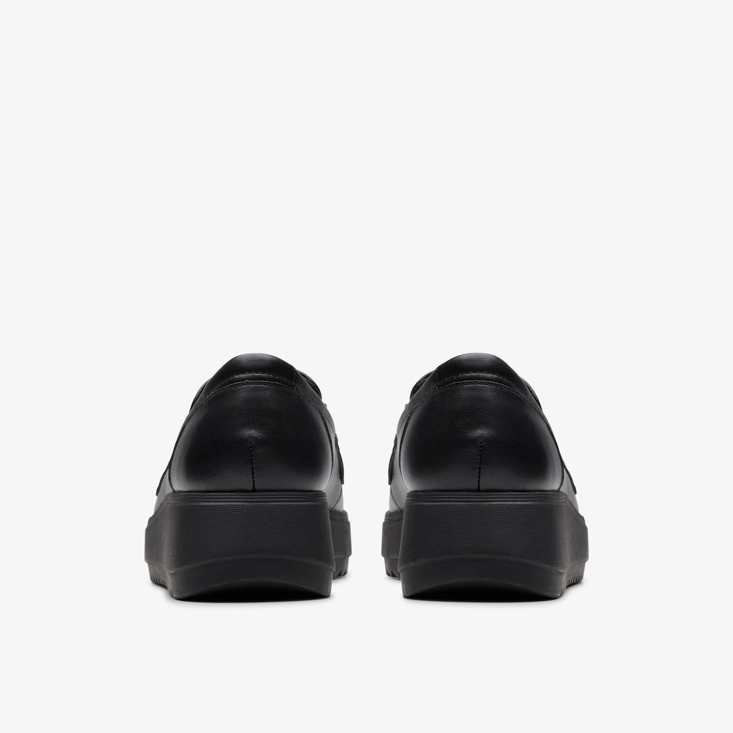 Zapatos Casual De La Marca Clarks Para Mujer Modelo Zylah Top Black Leather En Color Negro