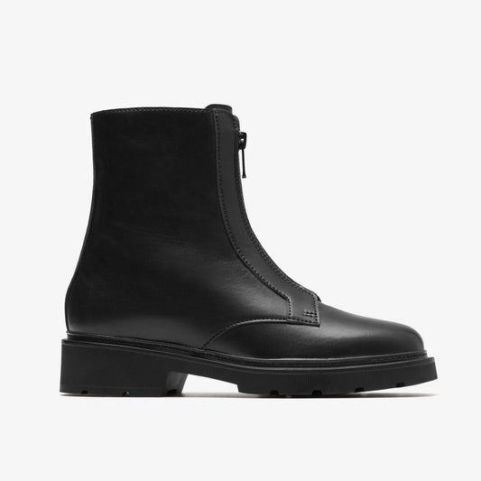 Botas De La Marca Clarks  Para Mujer Modelo Lauryl Zip Black Leather En Color Negro