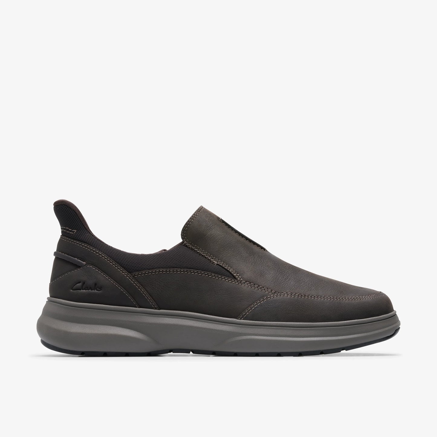 Zapatos Casual De La Marca Clarks  Para Hombre Modelo Mullan Step Dark Brown Lea En Color Marrón