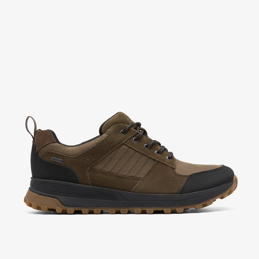 Sneakers De La Marca Clarks  Para Hombre Modelo Atl Trek Gtx Khaki Combi En Color Caqui