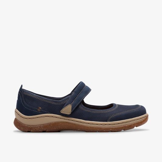 Zapatos Casual De La Marca Clarks  Para Mujer Modelo Orlene Jane Navy En Color Azul