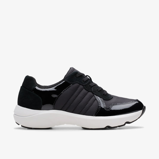 Sneakers De La Marca Clarks  Para Mujer Modelo Tivoli Sport Black Combi En Color Negro