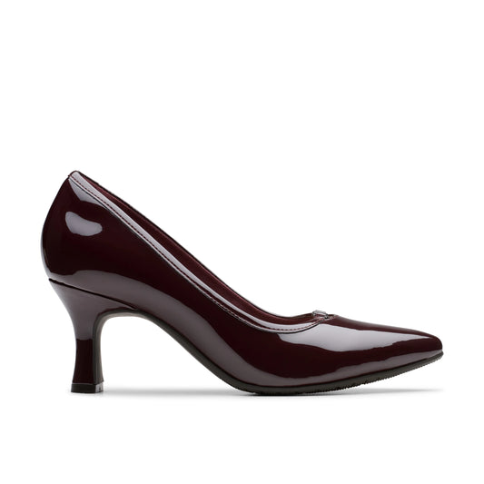 Zapatos De Vestir De La Marca Clarks  Para Mujer Modelo Kataleyna West Merlot En Color Rojo