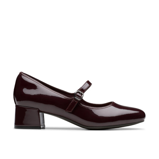 Zapatos De Vestir De La Marca Clarks  Para Mujer Modelo Iridessa Rae Merlot En Color Rojo