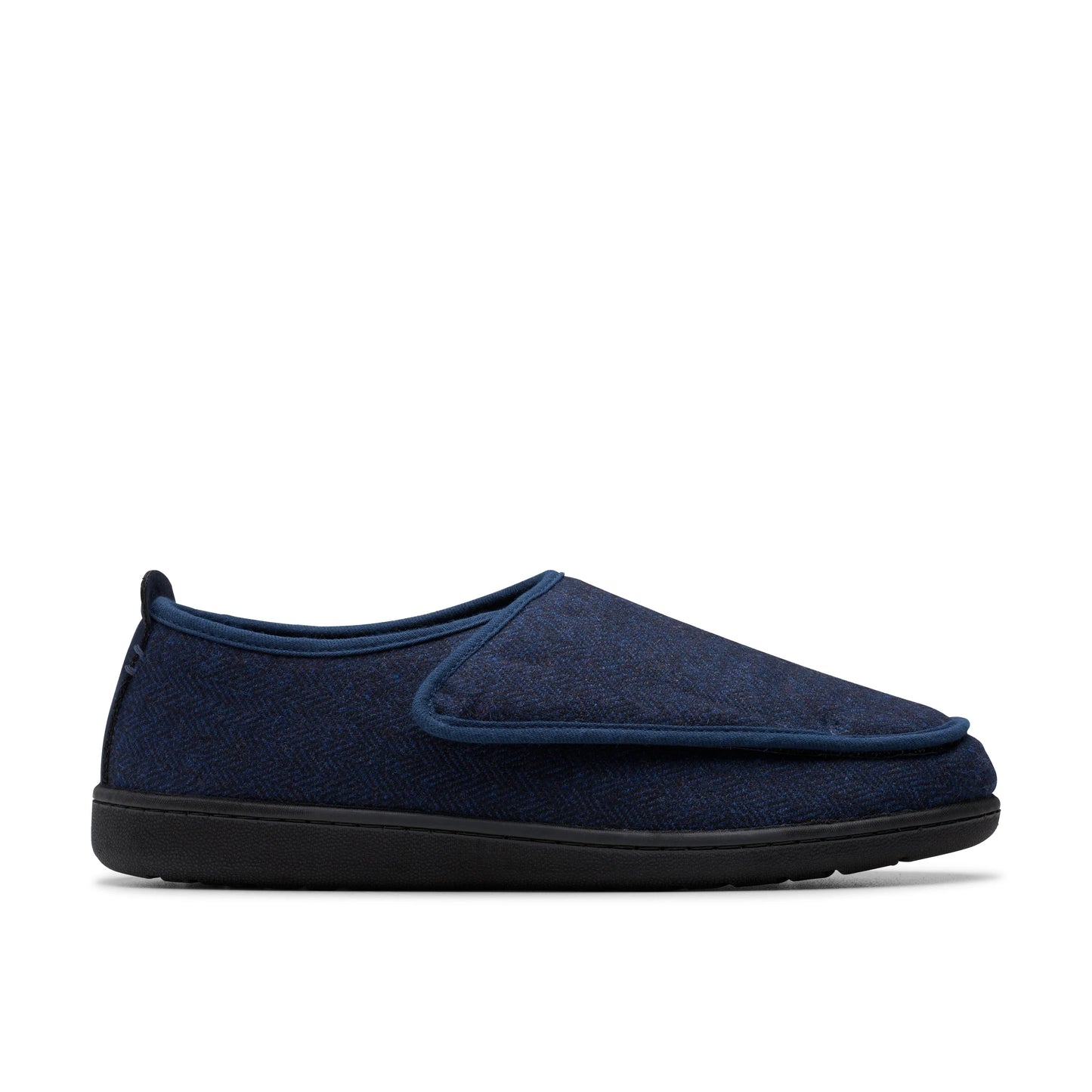 Zapatillas Del Hogar De La Marca Clarks Para Hombre Modelo King Riptape Navy Interest En Color Azul