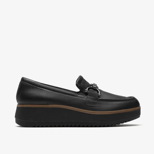 Zapatos Casual De La Marca Clarks  Para Mujer Modelo Zylah Erin Black Leather En Color Negro