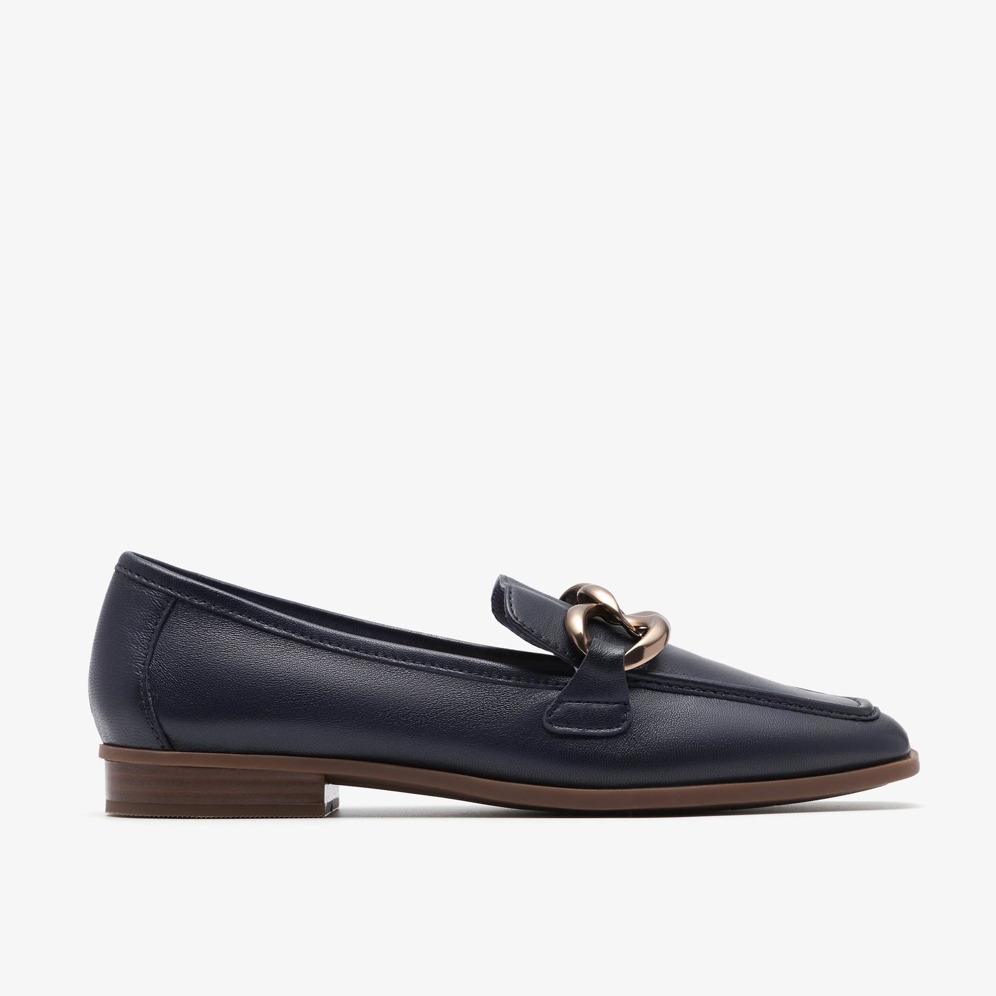 Zapatos De Vestir De La Marca Clarks Para Mujer Modelo Sarafyna Iris Navy Leather En Color Azul