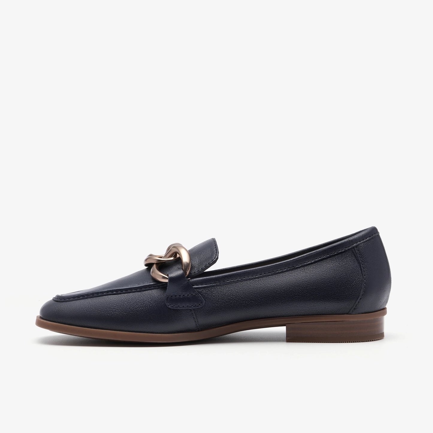 Zapatos De Vestir De La Marca Clarks Para Mujer Modelo Sarafyna Iris Navy Leather En Color Azul