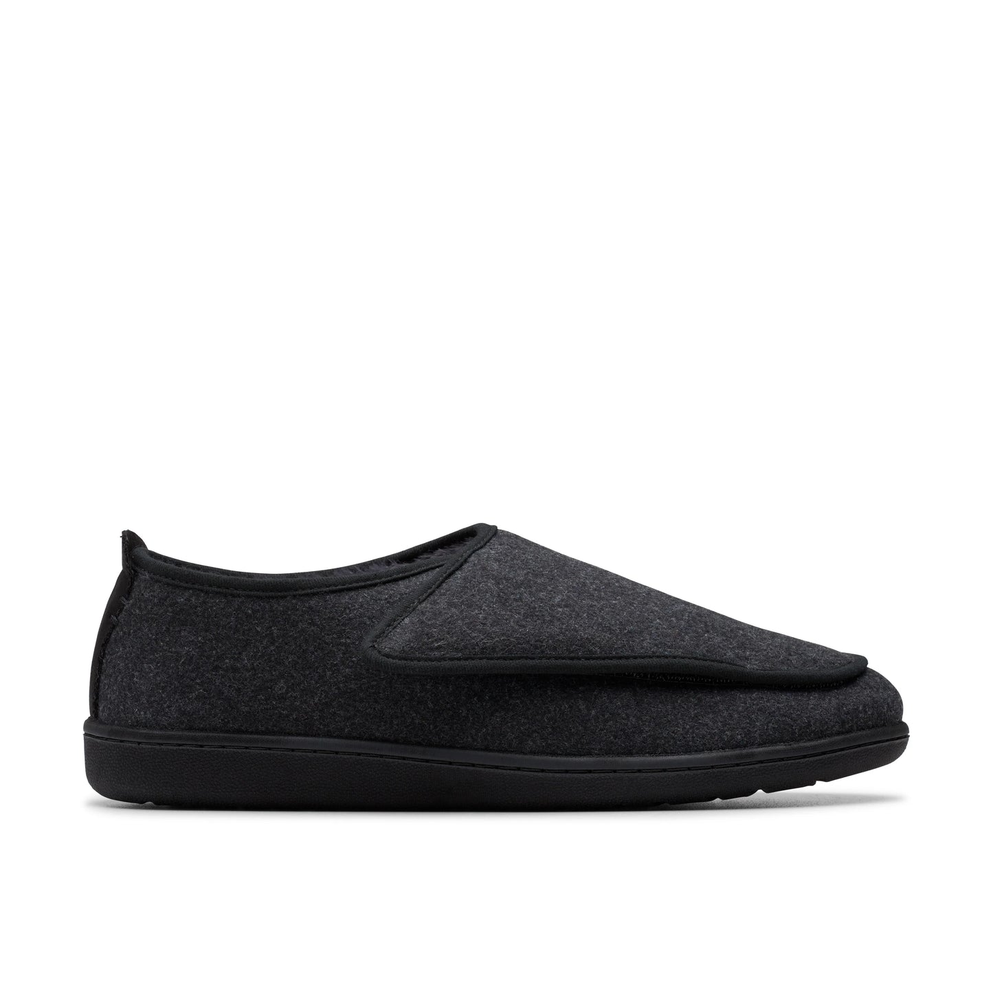 Zapatillas Del Hogar De La Marca Clarks  Para Hombre Modelo Haworth Strap Dark Grey En Color Gris