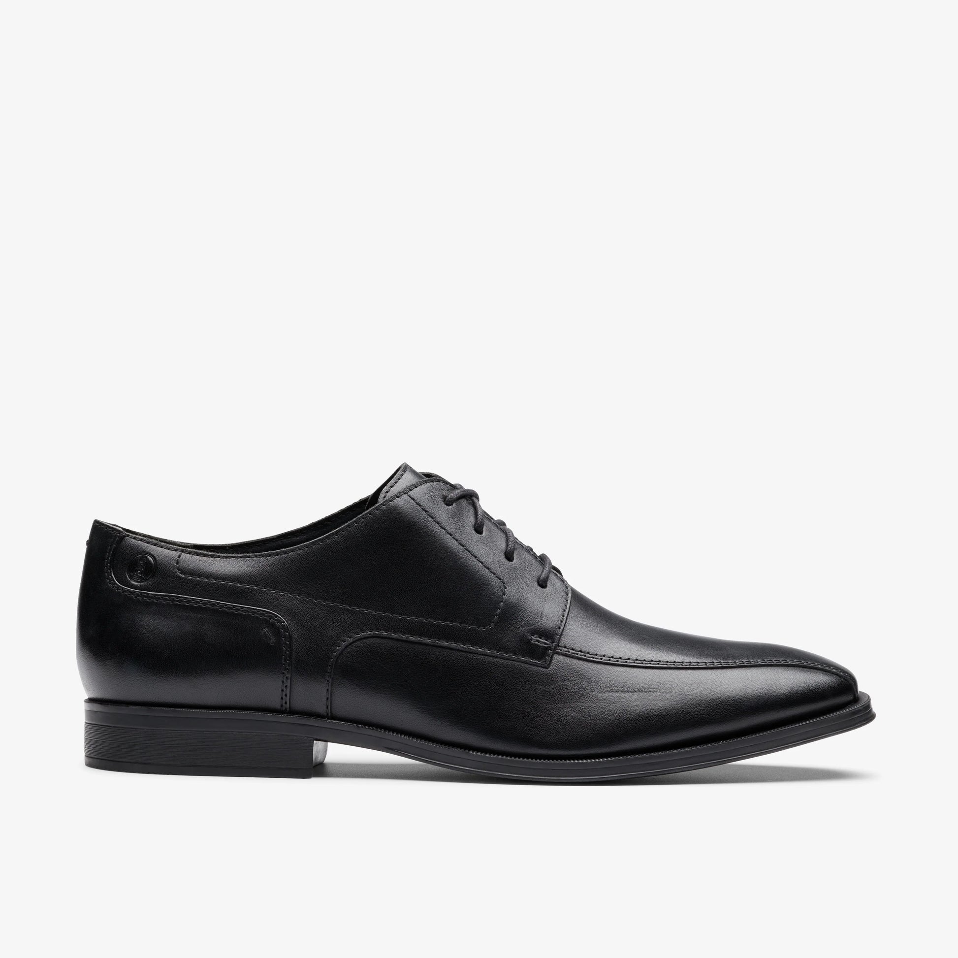 Zapatos De Vestir De La Marca Clarks  Para Hombre Modelo Paulton Over Black Leather En Color Negro