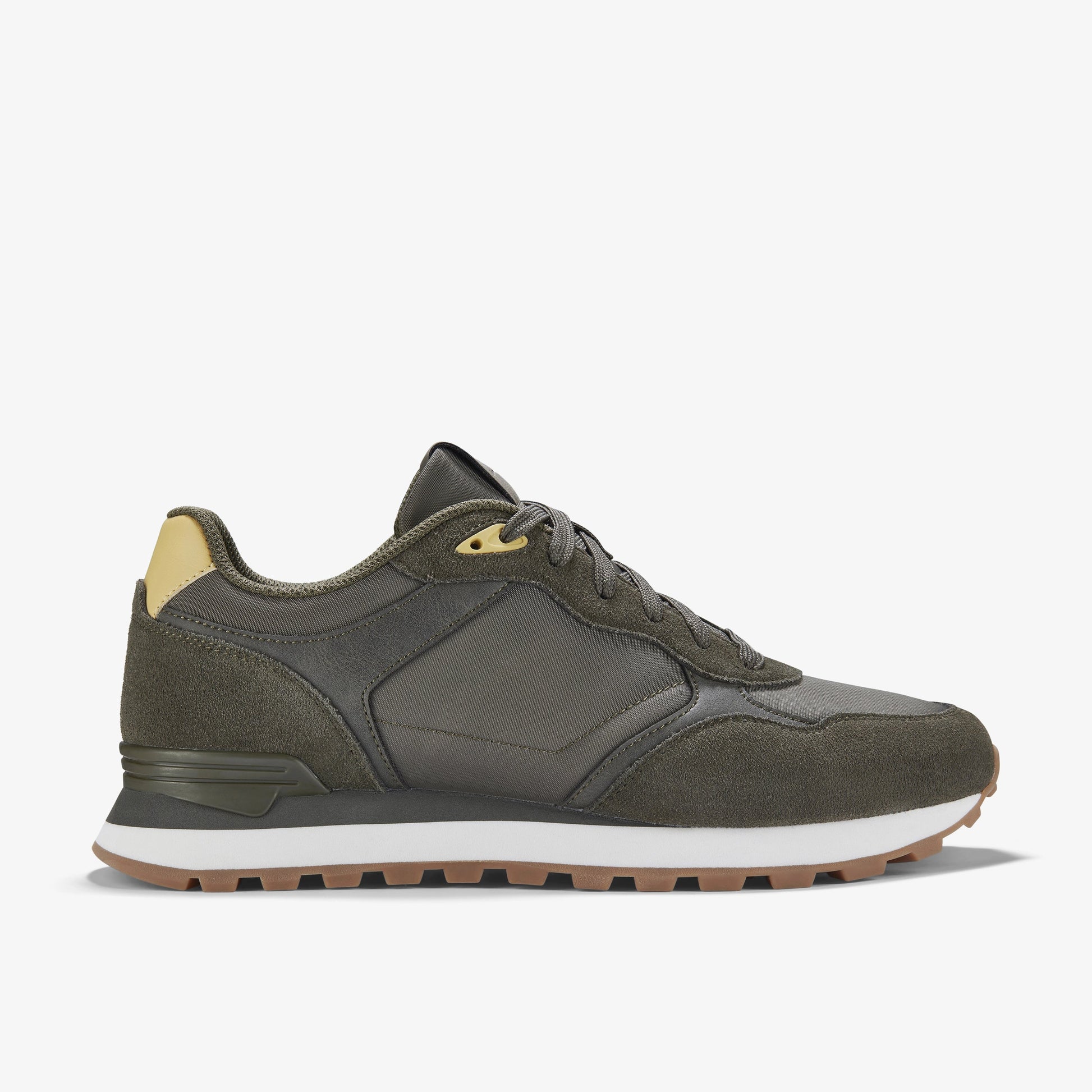 Sneakers De La Marca Clarks  Para Hombre Modelo Molland Go Olive Combi En Color Verde