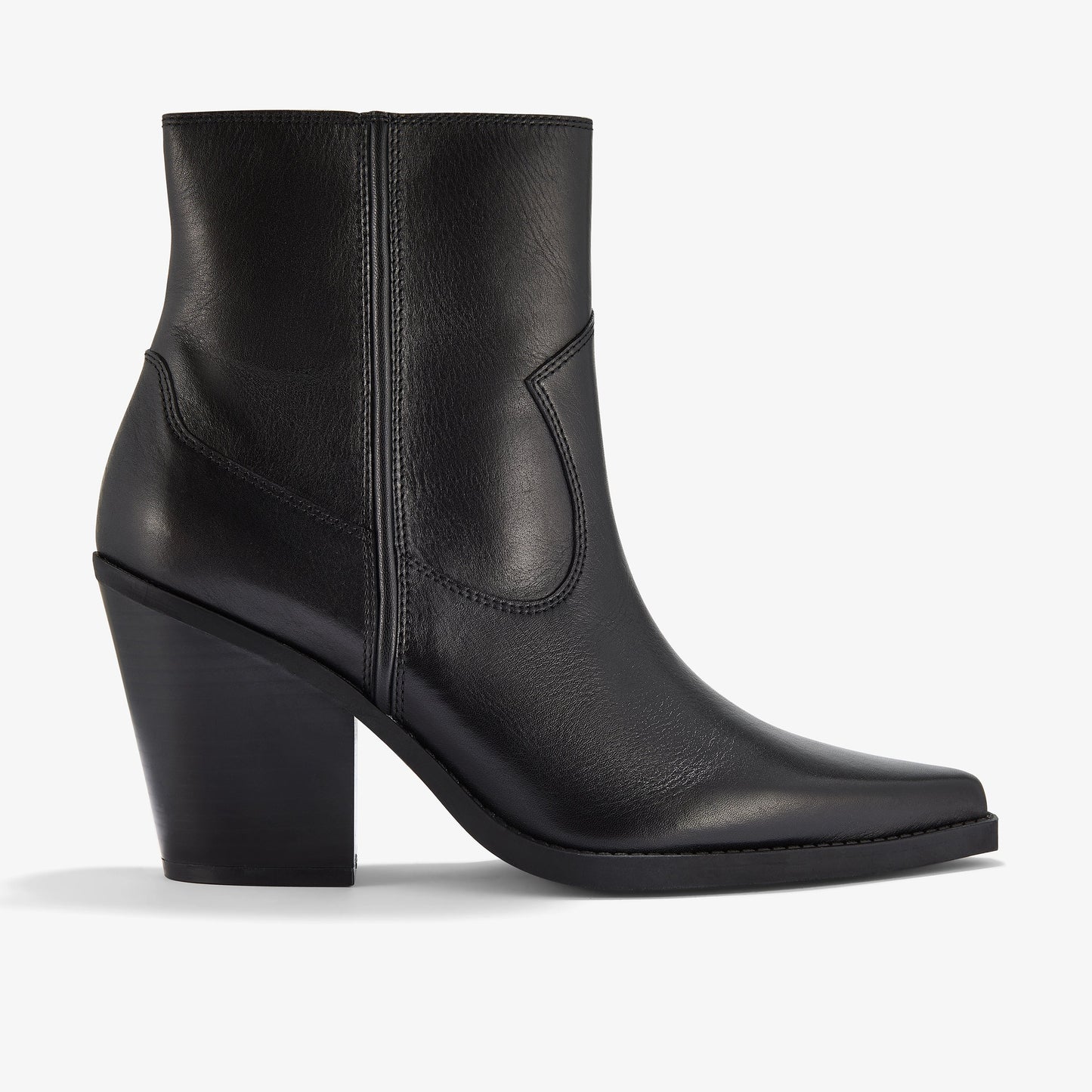 Botas De La Marca Clarks  Para Mujer Modelo Kheda West Black Leather En Color Negro